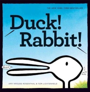 book cover for duck rabbit