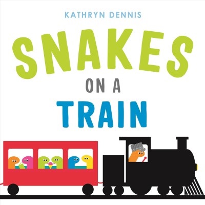 book cover for snakes on a train