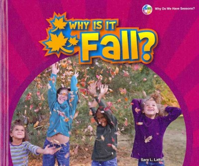 Why is it fall book cover, showing kids throwing leaves up in the air.