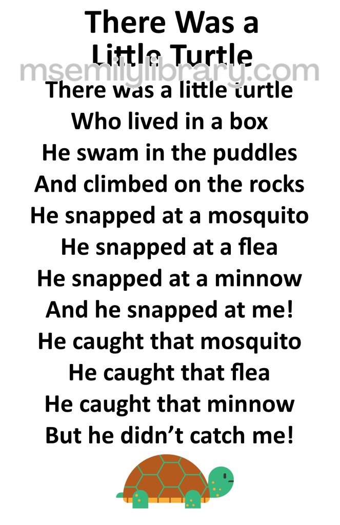 there was a little turtle thumbnail, with a graphic of a green turtle with a brown and green shell. click the image to download a non-branded PDF