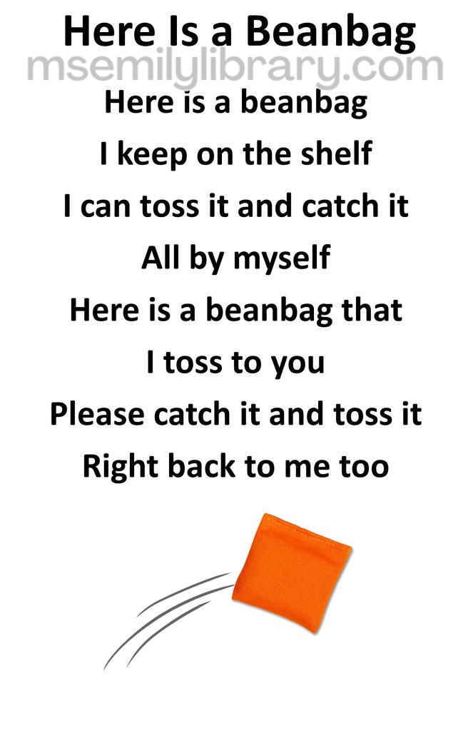 Here is a beanbag thumbnail, with a graphic of a square orange beanbag with motion lines. click the image to download a non-branded PDF