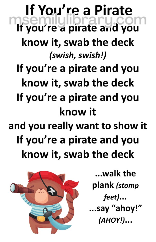 if you're a pirate thumbnail, with a graphic of a cartoon pirate cat with a sword, bandanna, and spyglass. click the image to download a non-branded PDF