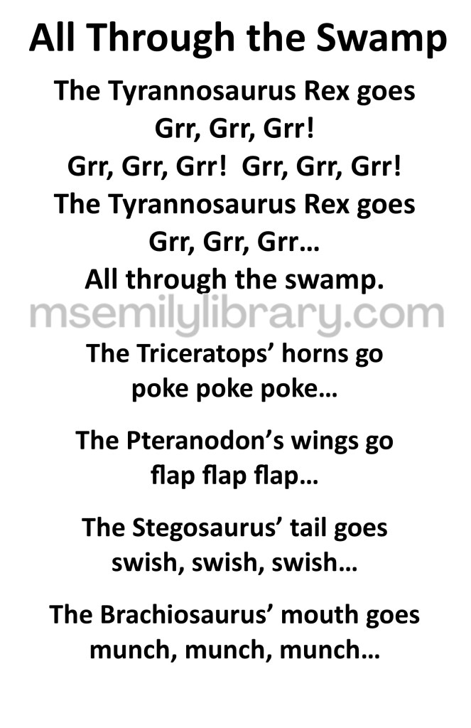 all through the swamp thumbnail, with lyrics only. click the image to download a non-branded PDF