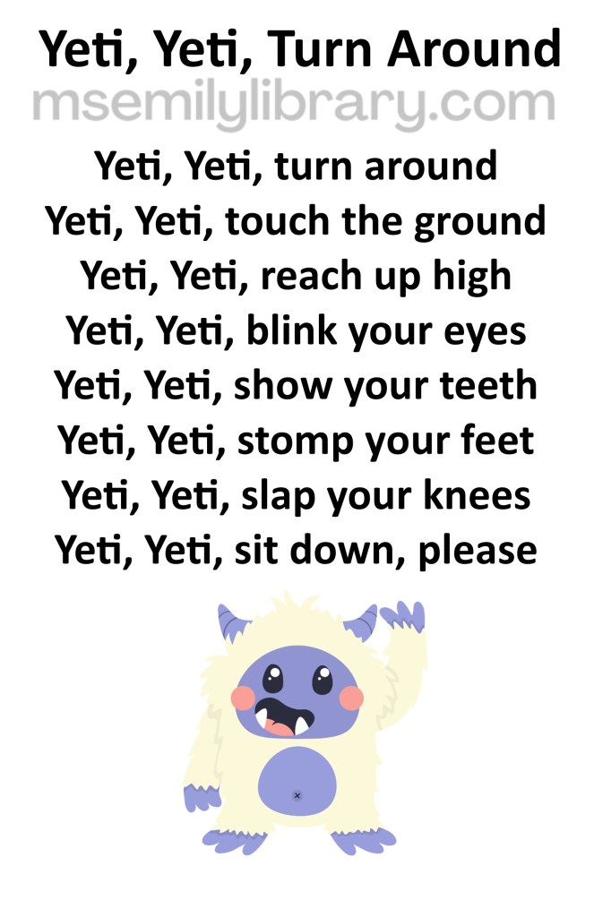 yeti turn around thumbnail, with a graphic of a white and blue yeti waving. click the image to download a non-branded PDF