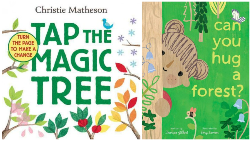 tap the magic tree and can you hug a forest book covers