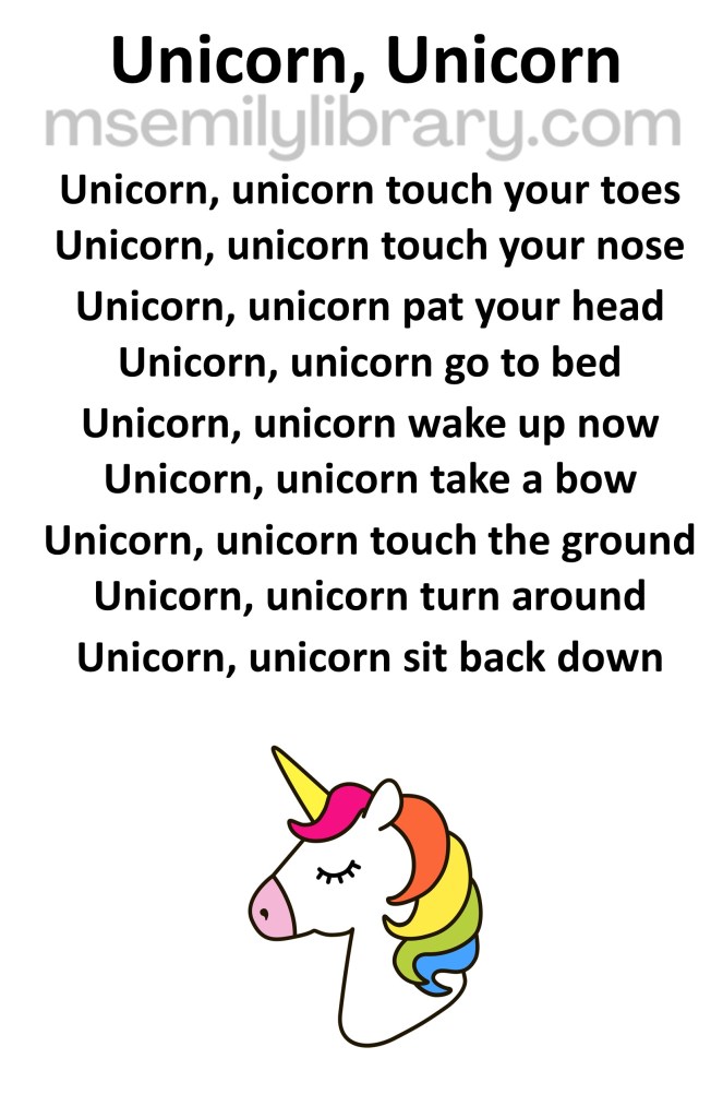 unicorn unicorn thumbnail, with a graphic of the bust of a unicorn with a rainbow colored mane. click the image to download a non-branded PDF