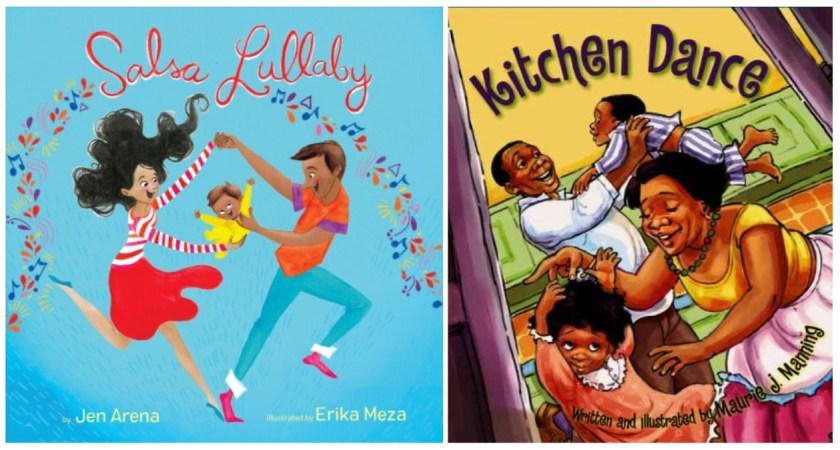 gallery showing salsa lullaby and kitchen dance book covers