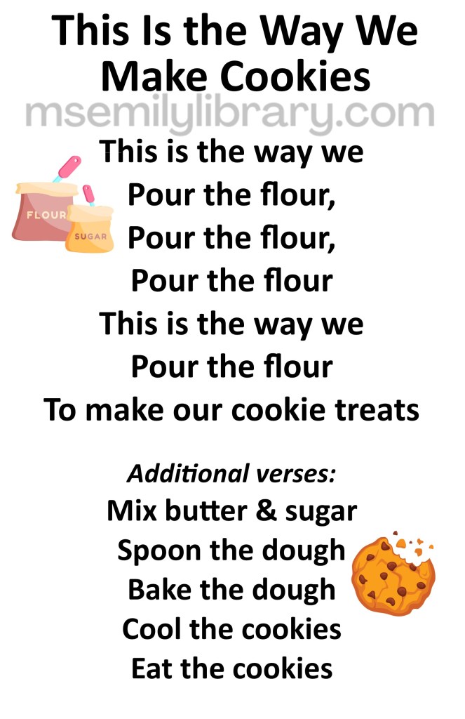this is the way we make cookies thumbnail, with a graphic of flour and sugar bags and a cookie with a bite taken out. click the image to download a non-branded PDF