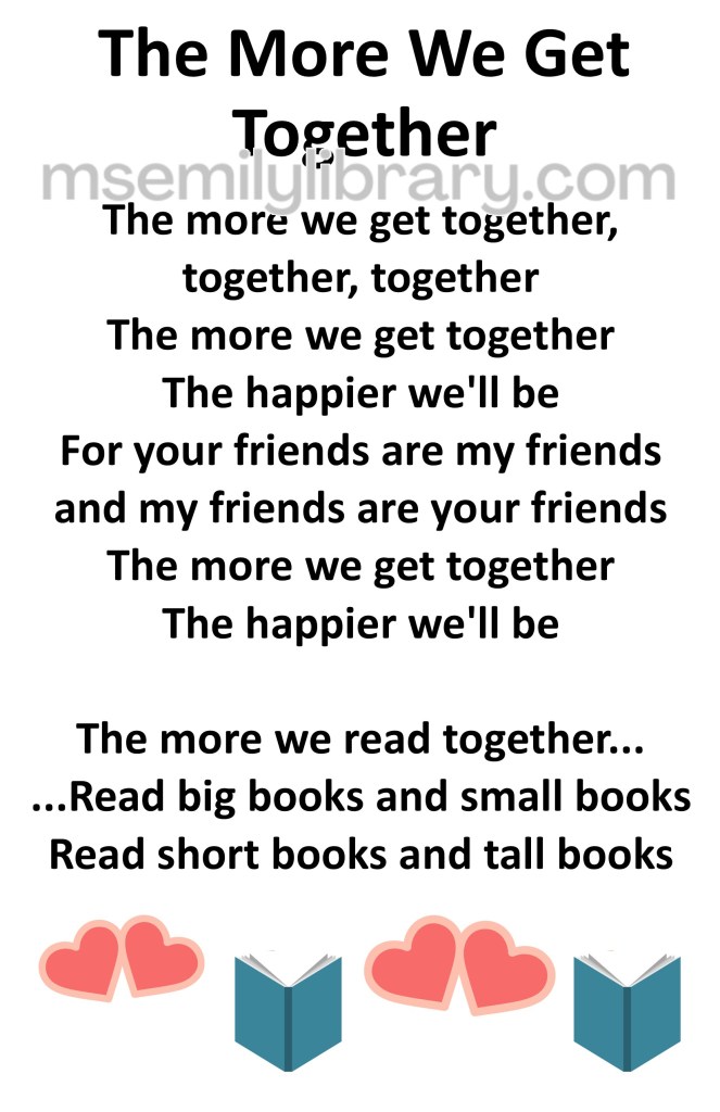 the more we get together thumbnail, with a graphic of hearts and books. click the image to download a non-branded PDF