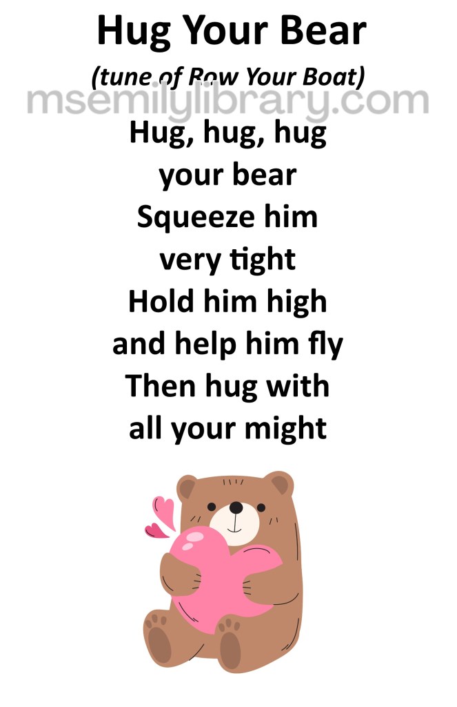 hug your bear thumbnail, with a graphic of a teddy bear hugging a pink heart. click the image to download a non-branded PDF