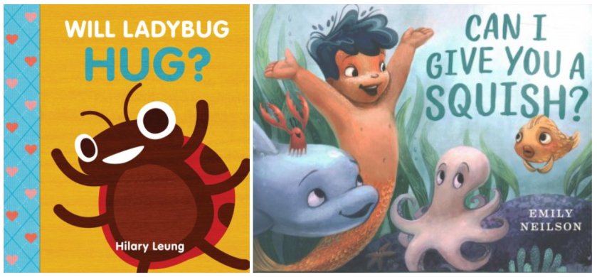 will ladybug hug and can i give you a squish book covers
