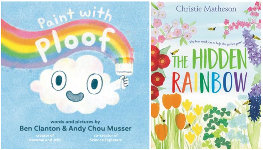 paint with ploof and the hidden rainbow book covers