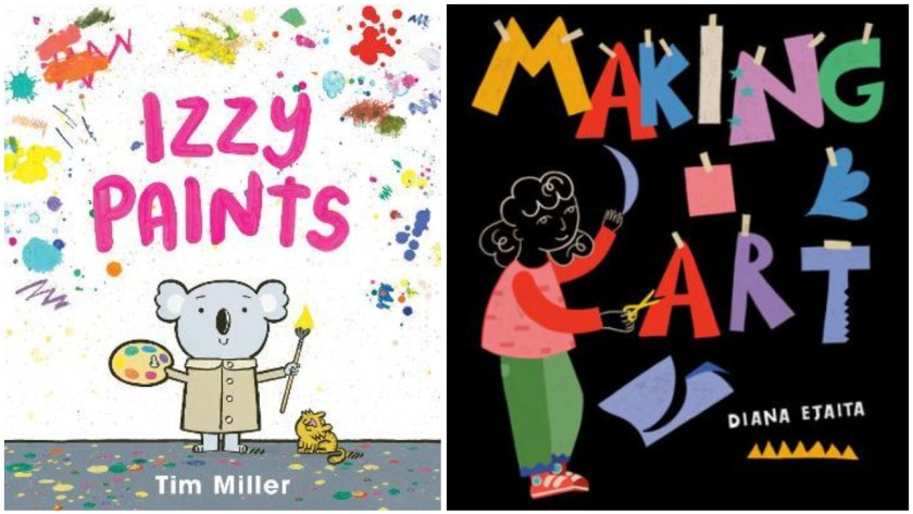 izzy paints and making art book covers