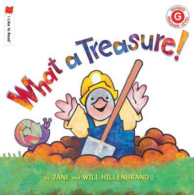 what a treasure book cover, showing a mole digging with a shovel