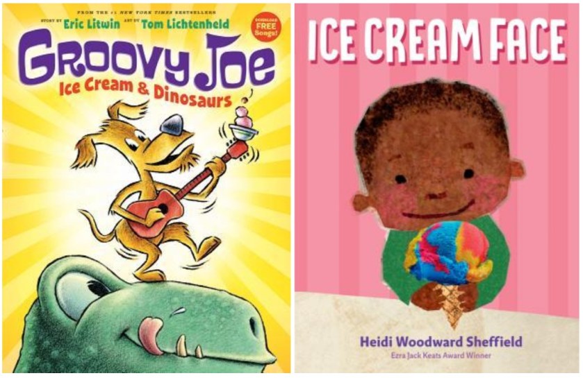 groovy joe ice cream and dinosaurs and ice cream face book covers